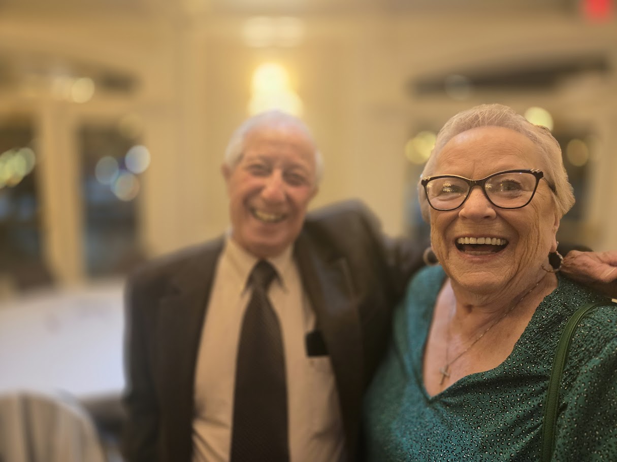 Guests seated at decorated tables