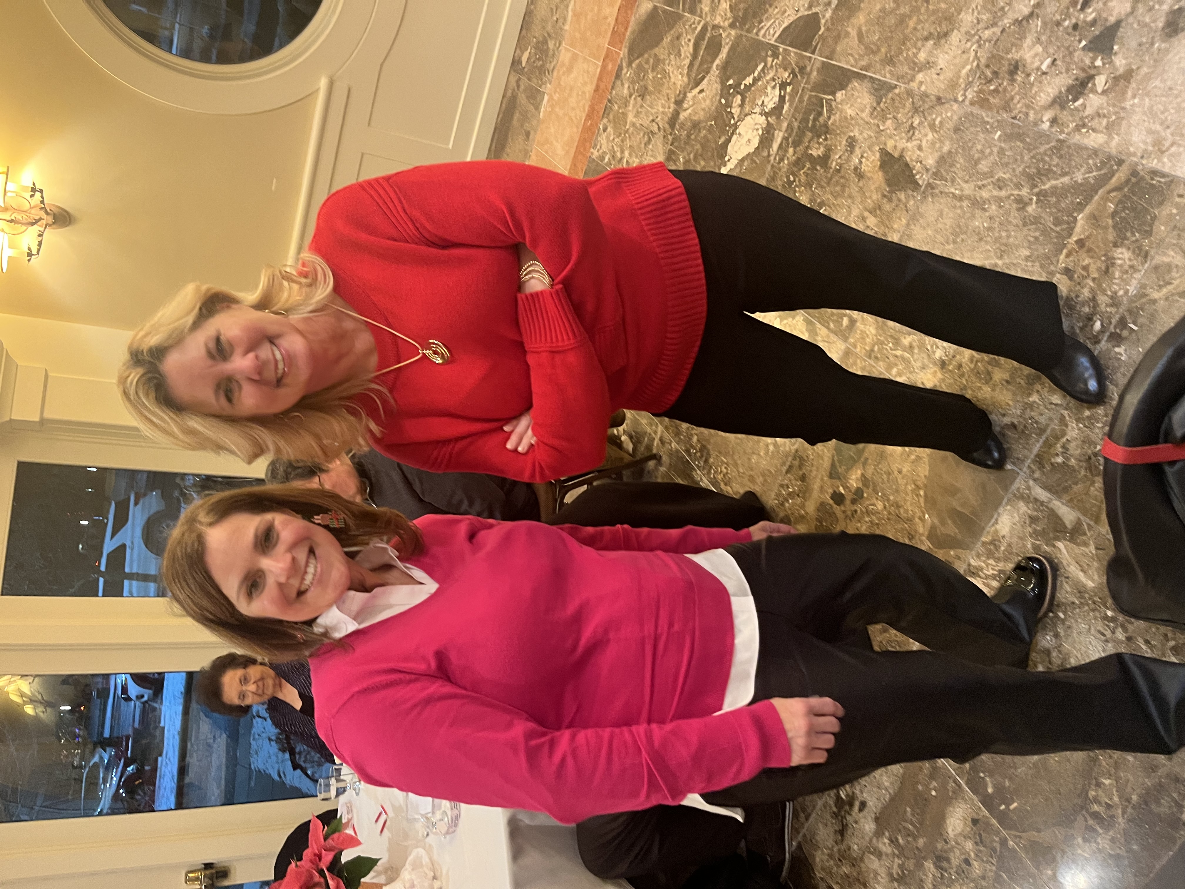 Guests smiling together