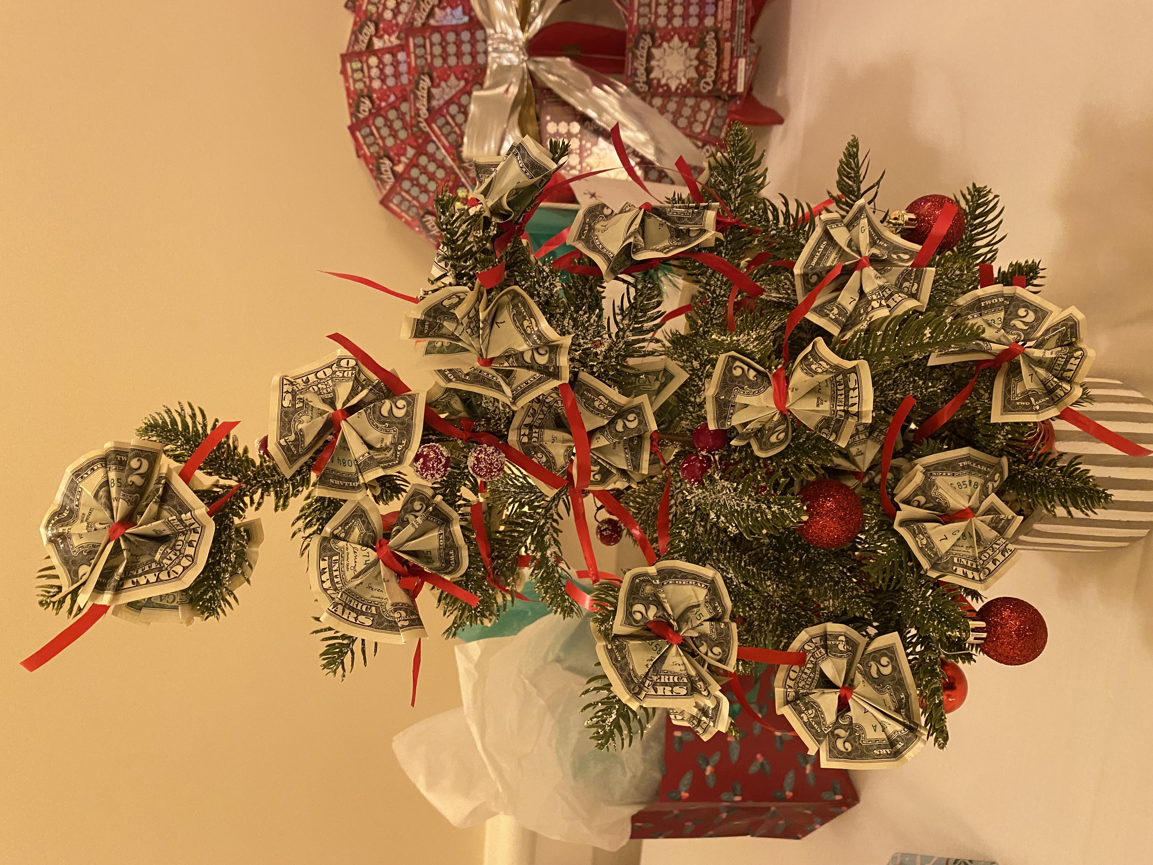 Guests sitting at decorated tables