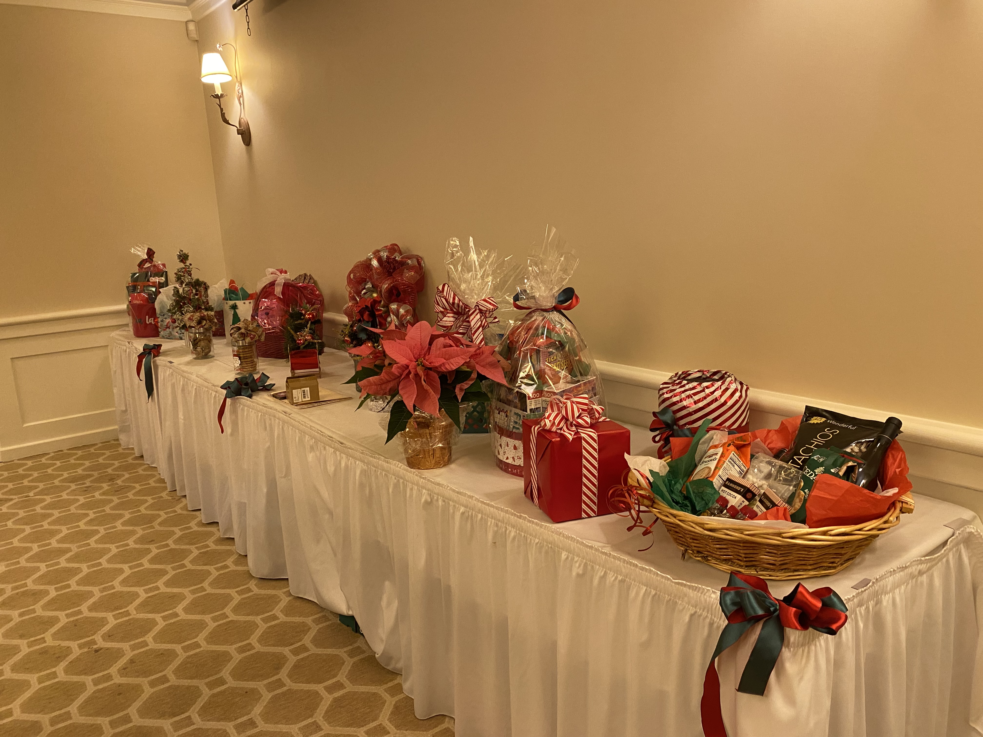 Guests smiling at camera