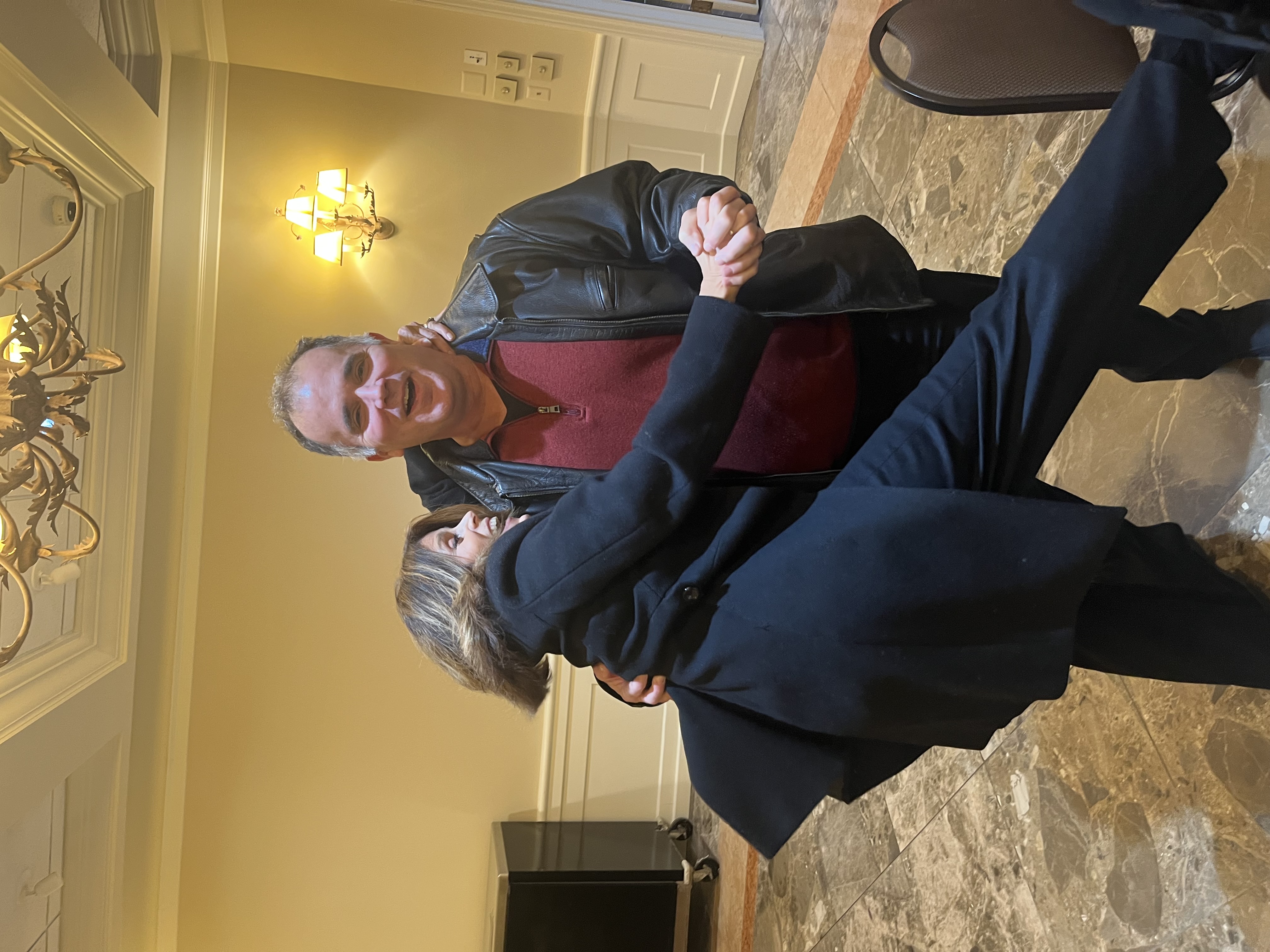 Guests enjoying desserts